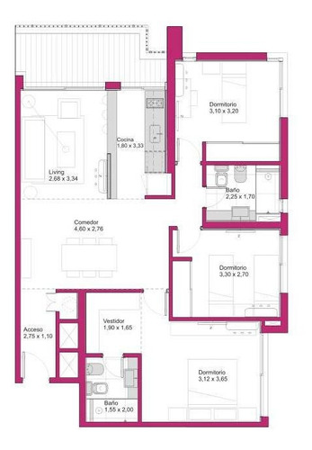 Venta De Apartamento 3 Dormitorios Con Terraza En Malvín