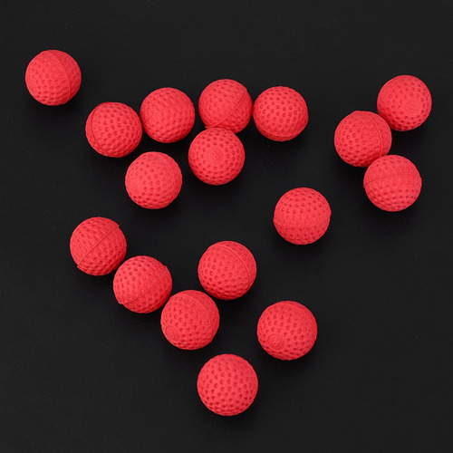 Paquete De 100 Balas De Goma Eva Soft, Redondas, Universales