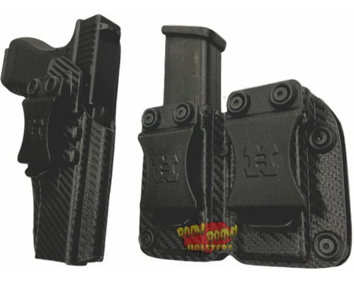 Pistolera + P/carg Kydex Carg Doble Glock 17/19/23 Houston