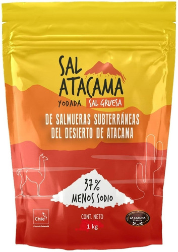 Sal Atacama Gruesa Reducida En Sodio 1 Kg