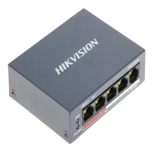 02 Switches Hikvision 5 Portas Poe Modelo : Ds-3e0105p-e/m