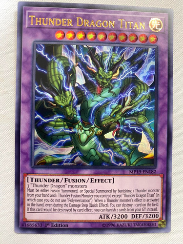 Thunder Dragon Titan Ultra Yugioh