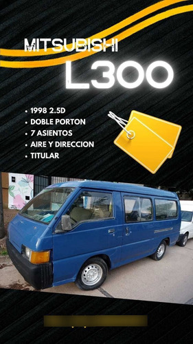 Imagen 1 de 3 de Mitsubishi L300 1998 2.5 Minibus Dh