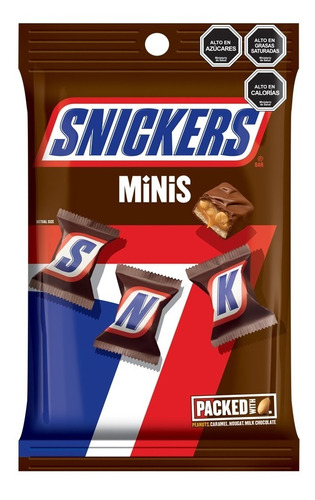 Snickers Barra De Chocolate Con Leche Minis 125g