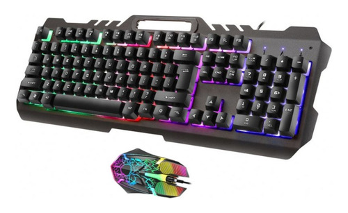 Teclado Y Mouse Gaming Limeide T21 Rgb Usb