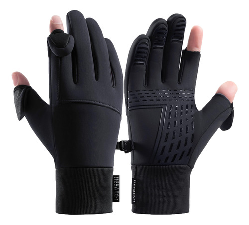 Ljcute Guantes De Invierno Sin Dedos Para Ciclismo, Pesca, R