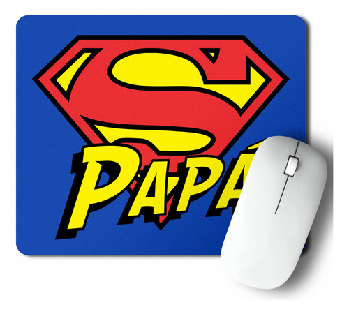 Mouse Pad Super Papá (d0110 Boleto.store)