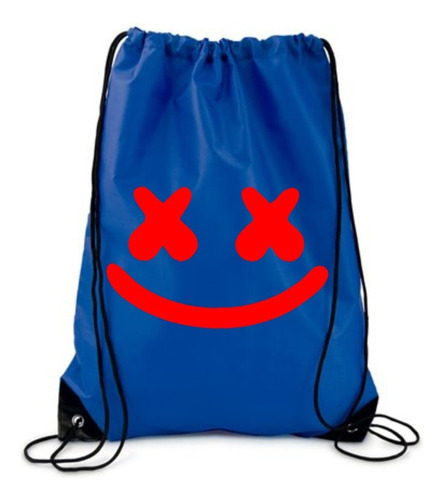 Dj Marshmello Tula Deportiva Maleta Bolso Music Color Azul