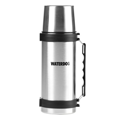 Termo Waterdog De Acero Inoxidable Con Manija 1 Litro