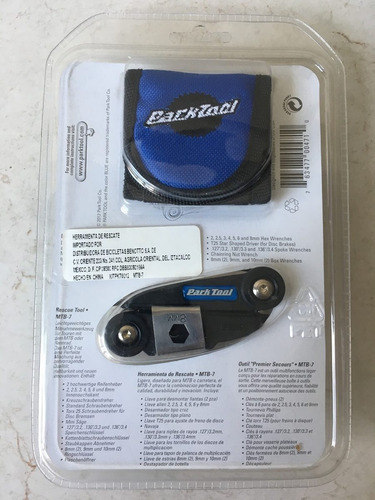 Increible Herramienta De Rescate Park Tool Mtb-7 Para Bici
