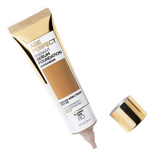 L'oreal Base De Maquillaje Age Perfect Radiant Serum Spf 50 Tono 110 Classic Tan