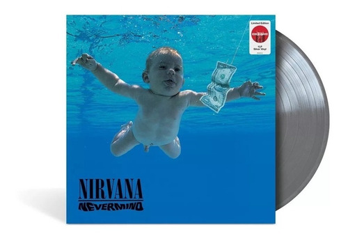 Nirvana Nevermind Lp Vinilo180grs.color Plata Nuevo En Stock