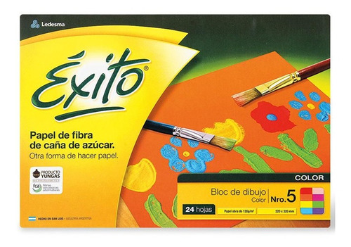 Block Dibujo N°5 Color 120gr 24h Éxito