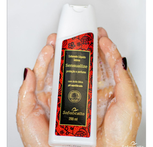 Hidratante Corporal Loção E Sabonete Intimo Kit Sensualize