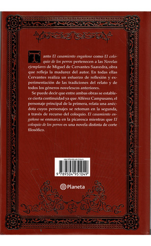 El Casamiento Engañoso - El Coloquio De Los Perros - Planeta
