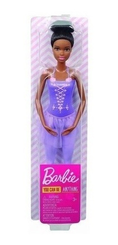 Muñeca Barbie Bailarina De Ballet Vestico Color Lila Morado