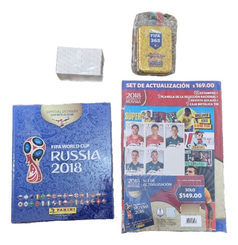 Álbum Mundial Rusia 2018- A Pegar + Actualización- Panini