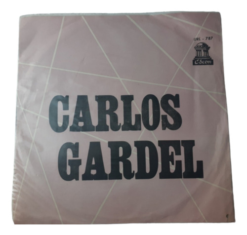 Disco Lp Carlos Gardel / Tango / Sello Odeón 
