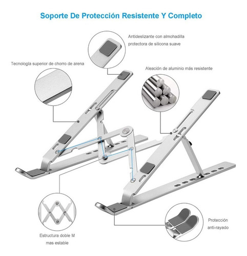 Soporte Para Accesorios Base Para Laptop Portatil Color