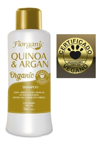 Shampoo Quinoa E Argan 300ml - Fiorganic