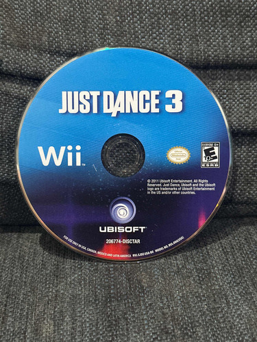 Just Dance 3 Nintendo Wii Solo Disco