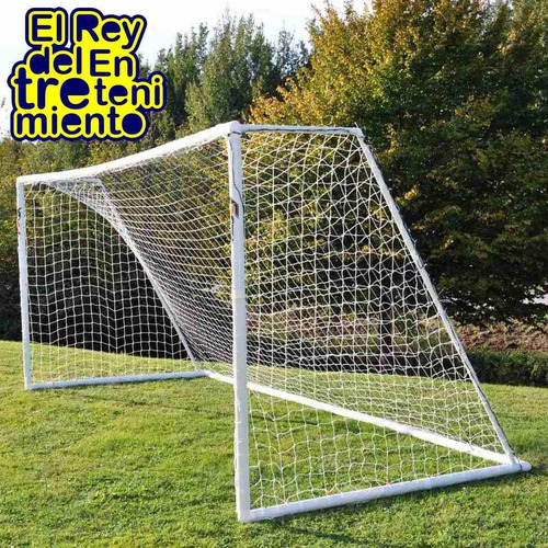 Imagen 4 de 7 de Red Para Arco De Fútbol 11 Medida Oficial 7.30x2.55 - El Rey
