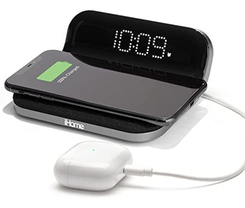 Ihome Iw18 Reloj Despertador Digital Compacto Con Usb Y Carg