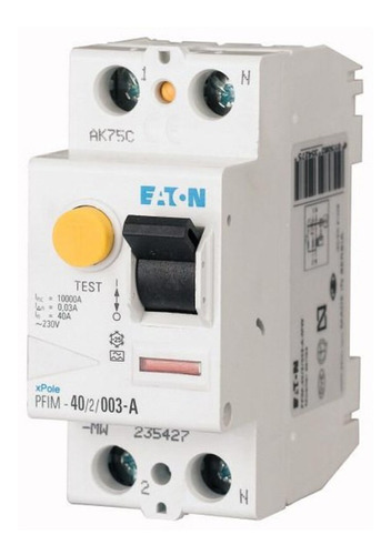 Interruptor Diferencial Din Serie Mrcm 2p 30ma Eaton - 40a