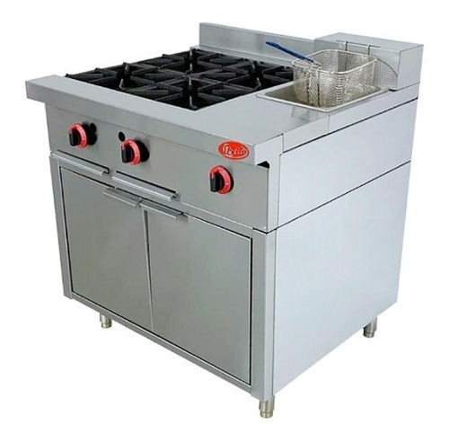Imagen 1 de 1 de Cocina Gas 4h Base Freidora C/puerta C4hbf Ib. Iboia Xavi