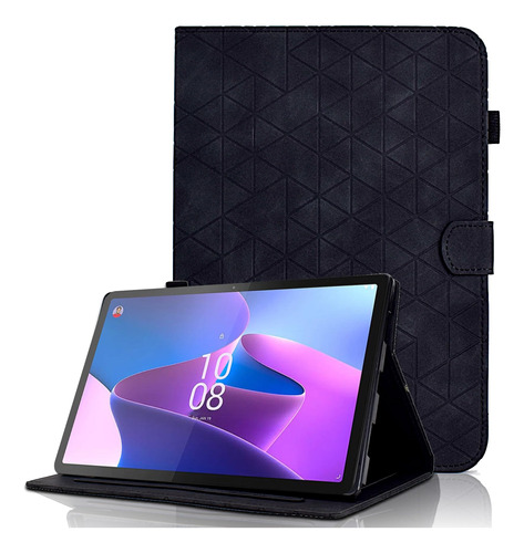 Funda Para Lenovo Tab Plus Generacion Piel Sintetica Cierre