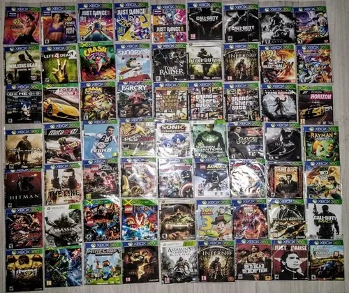 Lote 04 Jogos Originais Xbox 360 / Pacote 