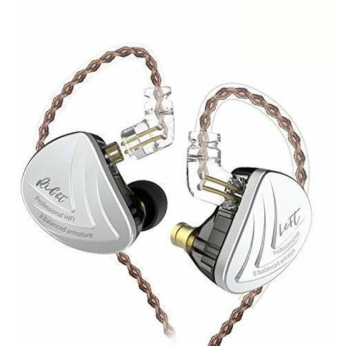 Audífonos Kz As16 In-ear Monitor, 8 Drivers Balanceados,