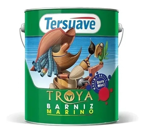 Barniz Marino Troya Brillante Tersuave 1l / Camino 1