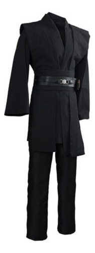 Traje De Disfraz De Jedi De Star Wars Para Adultos, Negro, U