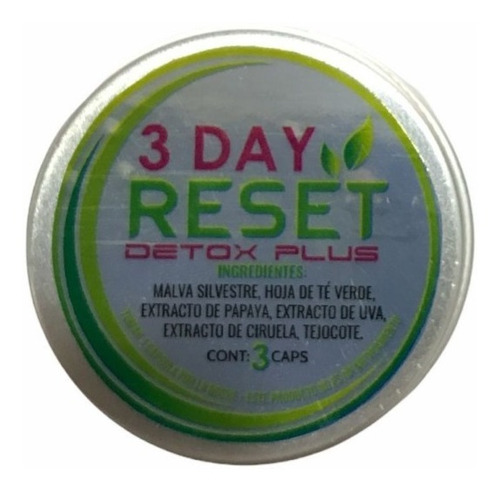 3 Day Reset Detox Plus / Desintoxicate 3 En Días Laxante