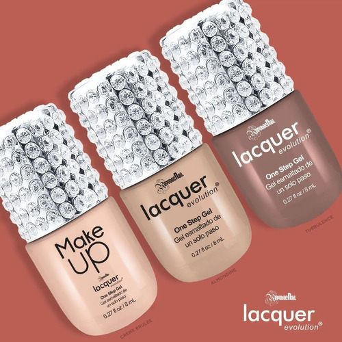 Gel Para Uñas Lacquer Evolution 1 Paso 8ml Tonos Especiales Color Navale