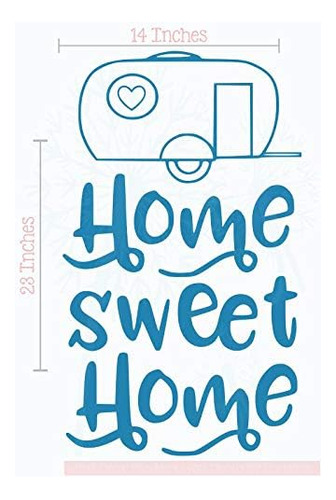 Calcomanías De Camping Home Sweet Home Camper Wall Art...