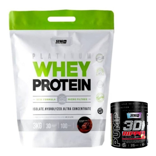 Platinum Whey Isolate Hidroliz + Pump 3d Ripped Envio Gratis