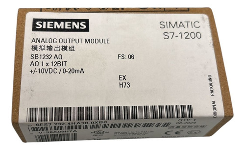 Analog Output Module 6es7232-4ha30-0xb0 Siemens