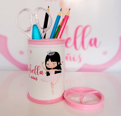Imagen 2 de 7 de Portalápices Personalizados Sorpresitas Infantiles Souvenir