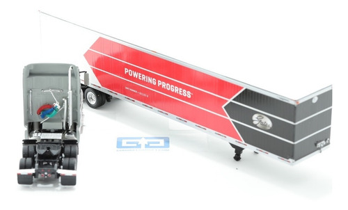 Imagen 3 de 6 de Trailer Prostar Y Caja Seca Escala 1:53 Tonkin Tk-55