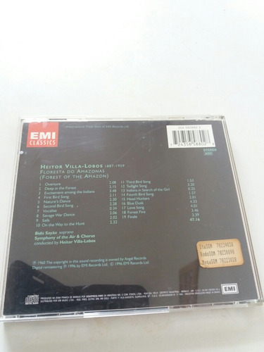 Imagem 2 de 3 de Cd Villa-lobos E Bidu Sayão - Floresta Do Amazonas