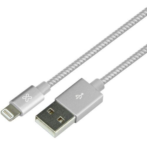 Klip Xtreme Cable Lightning® Mfi A Usb 3.0 De 0.5m Kac-001 Color Plateado