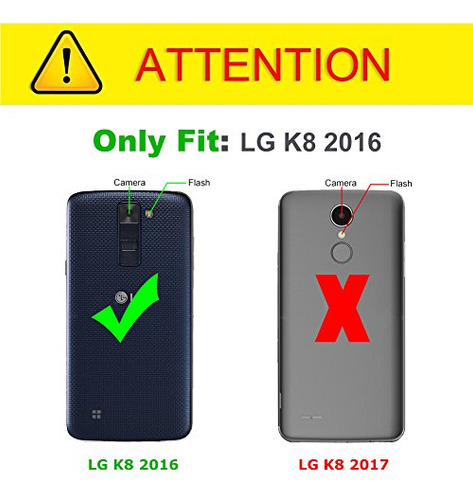 Funda Para LG Phoenix 2 Escapte 3 K8 2016 Morado Dual Layer