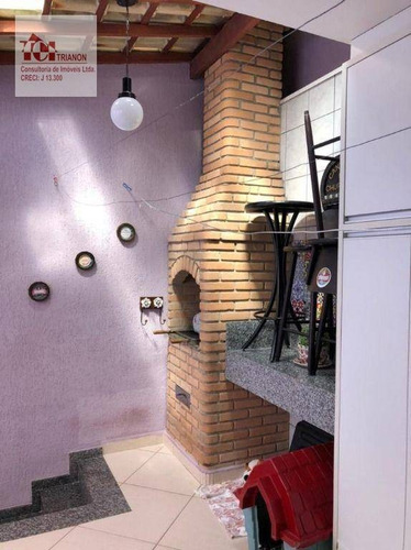 Imagem 30 de 30 de Sobrado Com 4 Dormitórios À Venda, 204 M² Por R$ 852.000,00 - Parque Novo Oratório - Santo André/sp - So0636