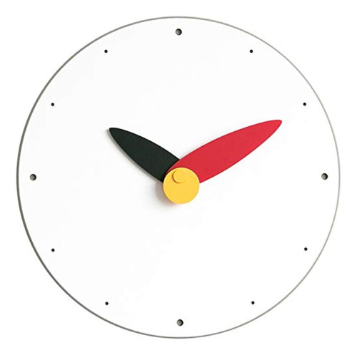 Stephanie Importa Moderno Reloj De Pared Minimalista Rojo Y 