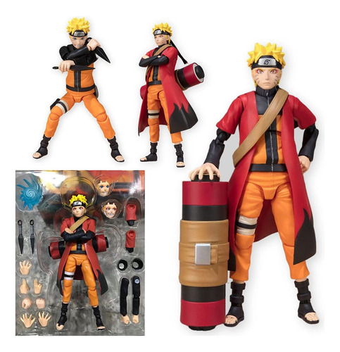 Figura De Acción De Anime Naruto Uzumaki Juguete De Articula