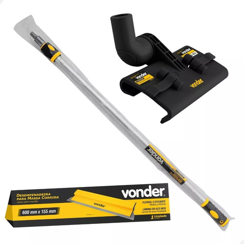 Desempenadeira 60cm Berox Suporte Massa Corrida Cabo Extenso