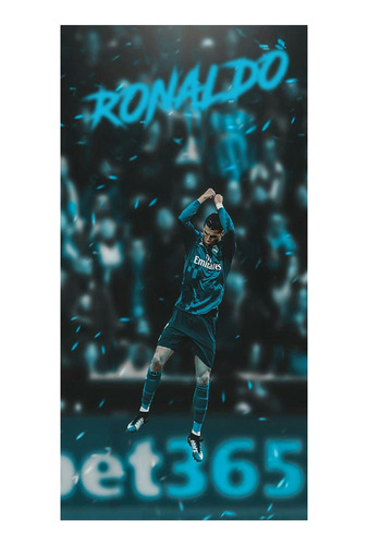 Póster Papel Fotográfico Cr7 Cristiano Ronaldo Madrid 45x30