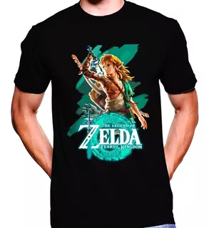 Camiseta Premium Rock Estampada Zelda Breath Of The Wild 02